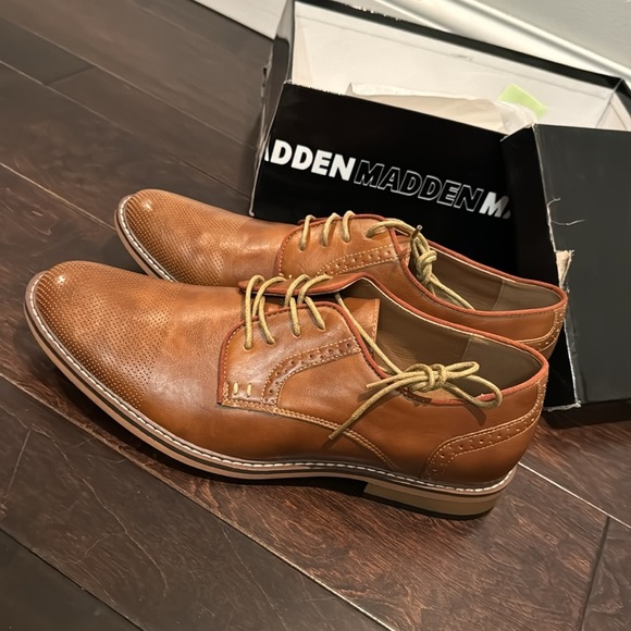 Madden men’s amit6 cognac Oxford loafer NIB 12 main image 5